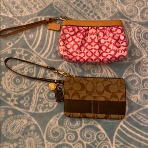 Coach wristlets. Price is per item.